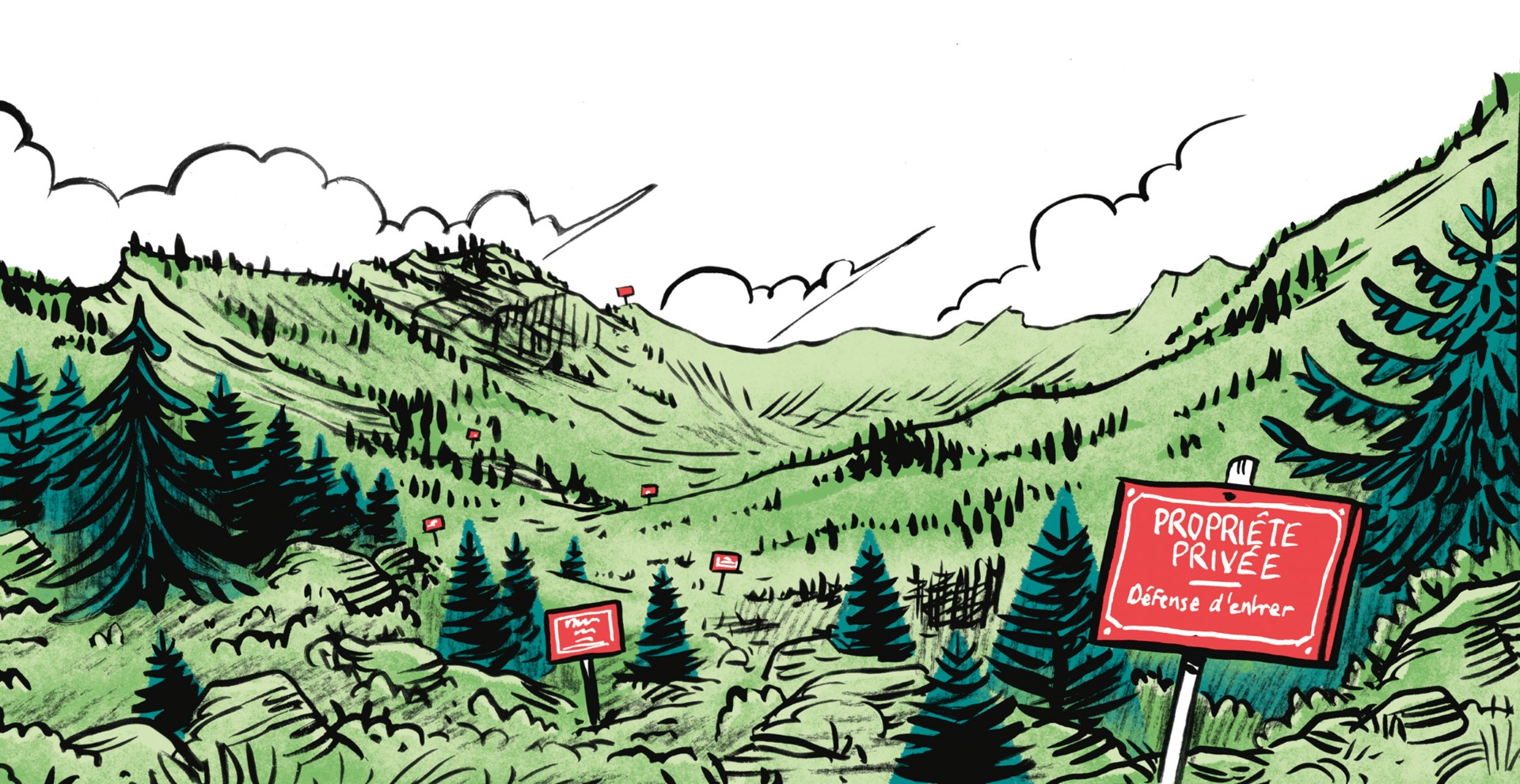 Chasse gardée en Chartreuse: retour sur un conflit d&rsquo;usage - Les Modernes - librairie Grenoble