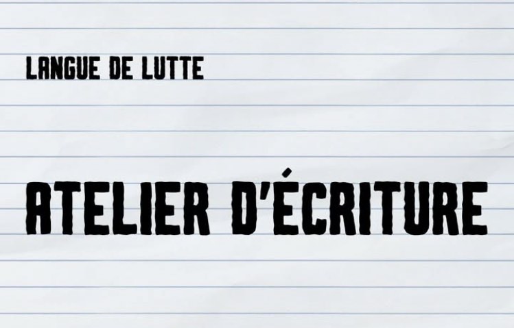 Langue de lutte par Alex Tamécylia - Les Modernes - librairie Grenoble