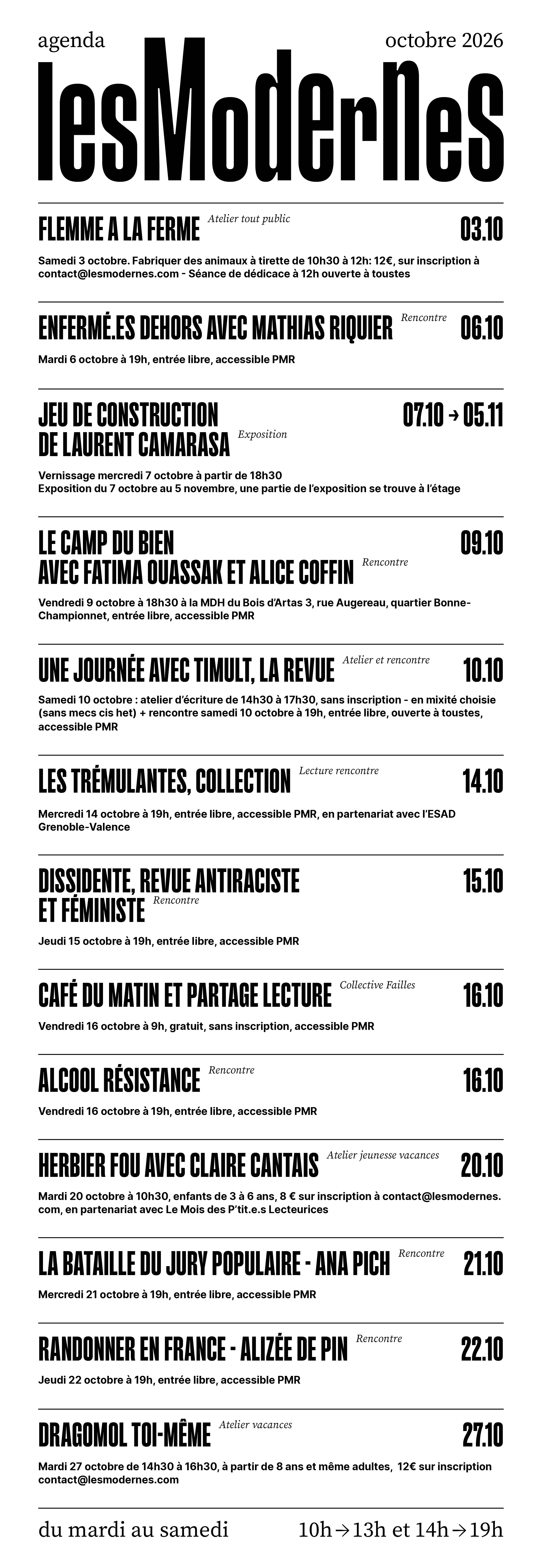 —————————————————— - Les Modernes - librairie Grenoble —————————————————— - Les Modernes - librairie Grenoble