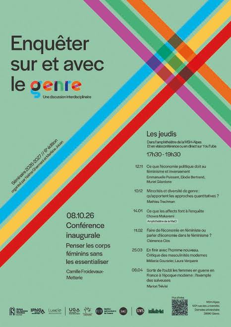 Enquêter sur et avec le genre - Les Modernes - librairie Grenoble Enquêter sur et avec le genre - Les Modernes - librairie Grenoble
